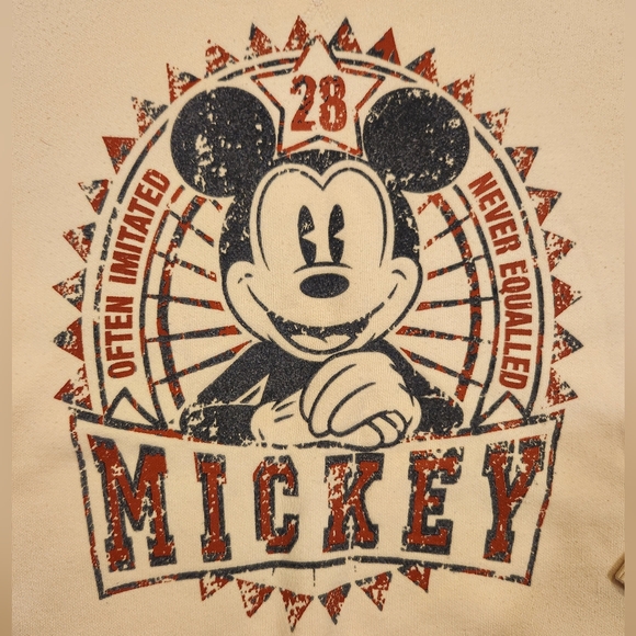 Vintage Disney Store Mickey Mouse Sweatshirt Crewneck Mens Size XL - Picture 2 of 6